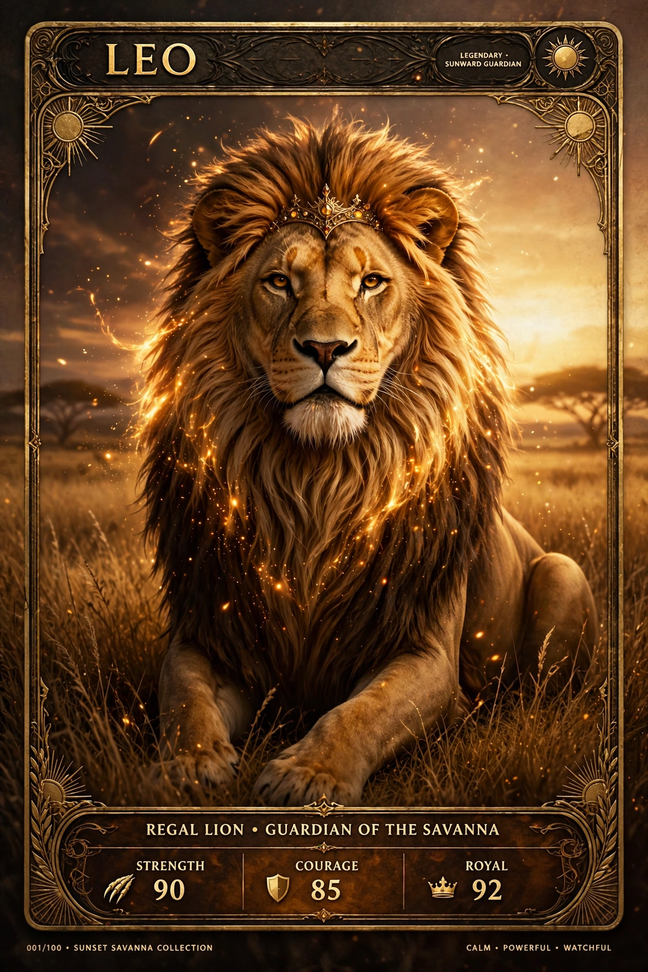 Leo, the lion defender